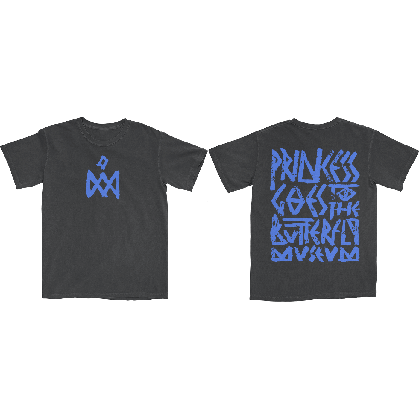 Princess Goes to the Butterfly Museum - Black Tee