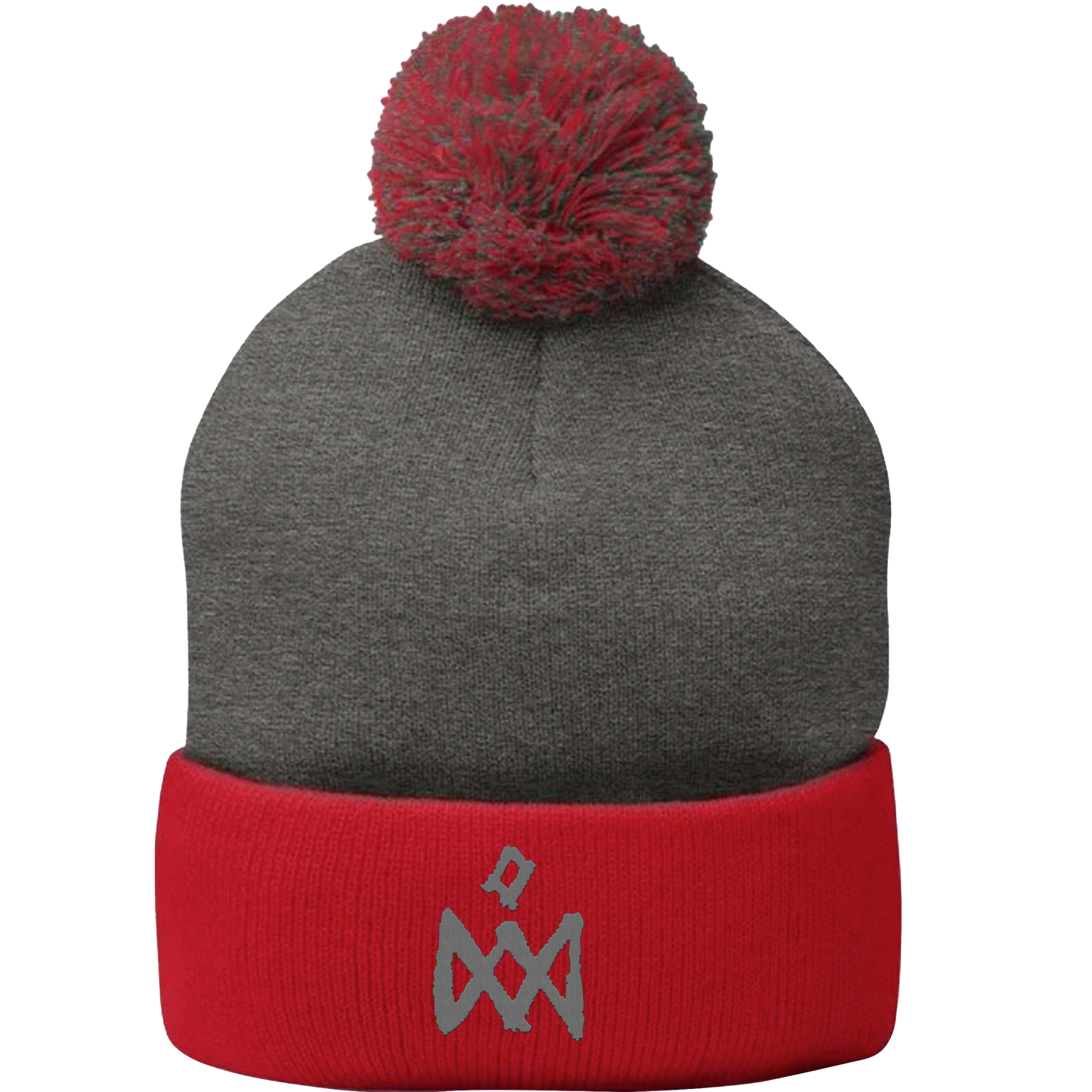 Two-Tone Red Beanie