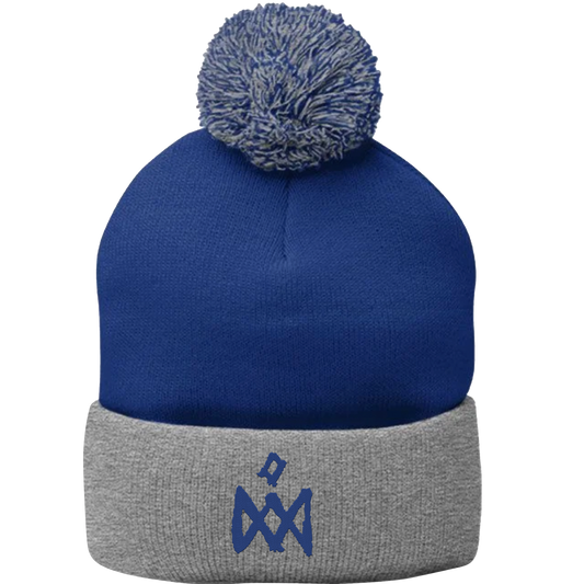 Two-Tone Blue Beanie